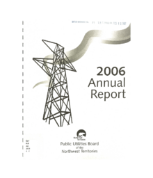 089-15(5) - Public Utilities Board of the Northwest Territories 2006 Annual Report