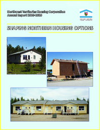 041-17(3) - Shaping Northern Housing Options: NWT Housing Corporation Annual Report 2009-2010 