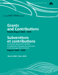 142-19(2) - Grants and Contributions Results Report 2018-2019 