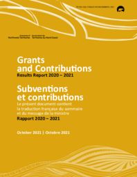 530-19(2) - Grants and Contributions Results Report 2020-2021 