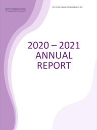 516-19(2) - Status of Women Council of the Northwest Territories 2020-2021 Annual Report 