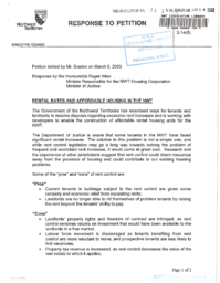 051-14(6) - Rental Rates and Affordable Housing in the NWT