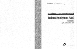 053-12(7) - Business Development Fund Recipients Annual Report 1993-1994