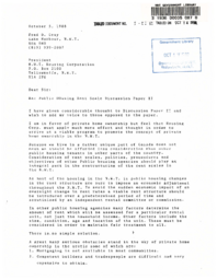 05-88(2) - Letter from Lake Harbour to NWT Housing Corporation Minister Regarding Increase to Rent