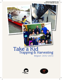 036-17(5) - Take a Kid Trapping and Harvesting Report 2012-2013 