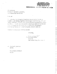 18-89(1) - From Education Council Lake Harbour, Housing Needs for Teachers in Communities