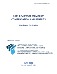 528-19(2) - 2021 Review of Members' Compensation and Benefits - Northwest Territories 