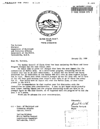 33-90(1) - Letter from Clyde River, Regarding Hamlet Workers