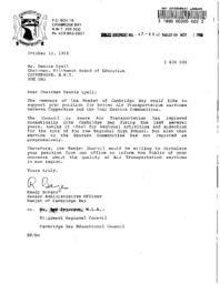 47-88(2) - Letter to Kitikmeot Board of Education Supporting Efforts of that Board Regarding Poor Air Service