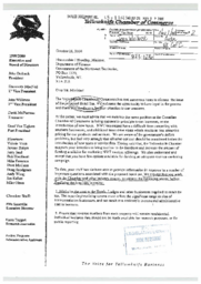 065-14(3)-President of the Yellowknife Chamber of Commerce, dated, October 25, 2000, regarding the proposed hotel tax.