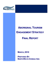 114-16(5) - Aboriginal Tourism Engagement Strategy Final Report, March 2010 