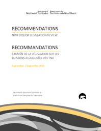 NWT liquor legislation review : recommendations