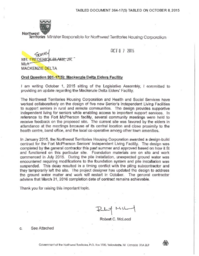 364-17(5) - Follow-up Letter for OQ 901-17(5) Mackenzie Delta Elders Facility 