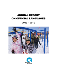 102-16(5) - Annual Report of the Official Languages 2009-2010 