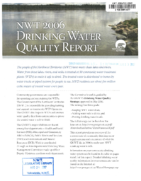 65-15(6) - NWT 2006 drinking water quality report