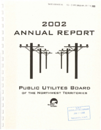 056-14(6) - Northwest Territories Public Utilities Board Annual Report 2002