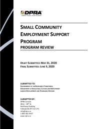 Small Community Employment Support Program: Program review