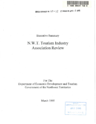 090-12(7) - N.W.T. Tourism Industry Association Review