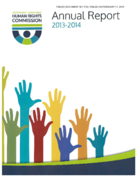 197-17(5) - Northwest Territories Human Rights Commission Annual Report 2013-2014 