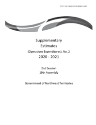 217-19(2) - Supplementary Estimates (Operations Expenditures), No. 2, 2020 - 2021 