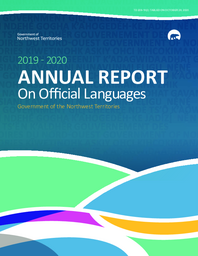 209-19(2) - Government of the Northwest Territories 2019-2020 Annual Report on Official Languages 