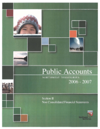 03-16(1) - Public accounts 2006-2007. Section II, Non-consolidated financial statements