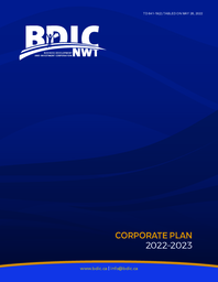 650-19(2) - Northwest Territories Business Development and Investment Corporation 2022-23 Corporate Plan