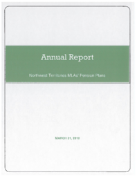 083-16(5) - Annual Report on the NWT Members of the Legislative Assembly Pension Plans 