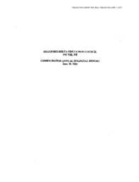 394-18(2) - Beaufort-Delta Education Council Consolidated Annual Financial Report, June 30, 2016 