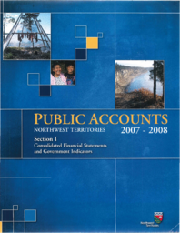 14-16(3) - Northwest Territories Public Accounts 2007-2008 Section I: Consolidated Financial Statements and Government Indicators