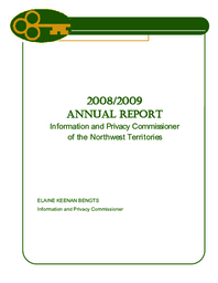 94-16(4) - Information and Privacy Commissioner of the Northwest Territories 2008-2009 Annual Report 