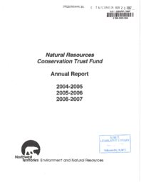 08-16(1) - Natural Resources Conservation Trust Fund Annual Report 2004-2005, 2005-2006, 2006-2007