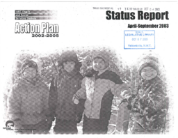 099-14(6) - NWT Health And Social Services System Action Plan Status Report: April To September 2003