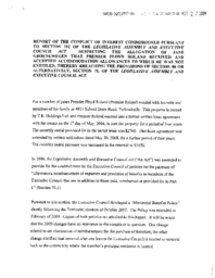 41-16(3) - Conflict of Interest Commissioner Report Dated March 25, 2009 Allegation of Jane Groenewegen that Premier Roland breached Section 86 or Section 75 of the Legislative Assembly Executive Council Act 