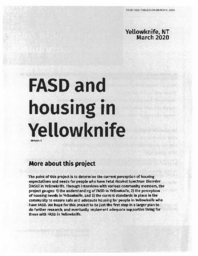 050-19(2) - FASD and housing in Yellowknife, March 2020 