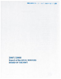 028-16(5) - Legal Services Board 2007-2008 Annual Report 