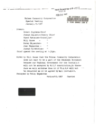 29-87(1) - Motion from Holman Community Corporation Concerning Division