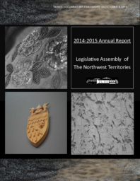 367-17(5) - Legislative Assembly of the Northwest Territories 2014-2015 Annual Report 