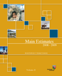 037-16(2) - Main Estimates 2008-2009 : Volume II, Infrastructure Acquisition Plan