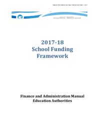 404-18(2) - 2017-18 School Funding Framework Finance and Administration Manual, Education Authorities 