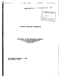 50-88(2) - Submission to the Legislative Assembly of NWT on Principles of Devolution, as Produced by Inuvialuit Regional Corporation