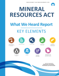 071-18(3) - Mineral Resources Act: What We Heard Report 