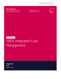 139-19(2) - Final Report SROI: Integrated Case Management 