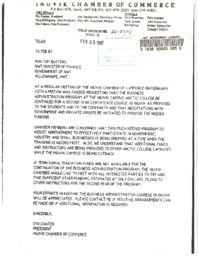 22-87(1) - Letter Expressing Concerns Regarding the Closing of the Business Administration Program at Inuvik Campus