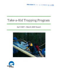 79-16(4) - Take-A-Kid Trapping Program April 2007 - March 2009 Report 