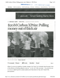 316-17(5) - Two News Articles on Converting Carbon Emissions 