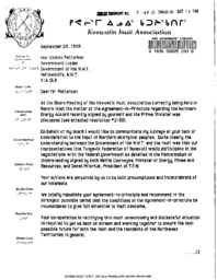 08-88(2) - Letter Regarding Northern Energy Accord