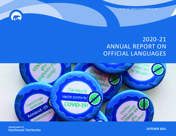 496-19(2) - 2020-2021 Annual Report on Official Languages 