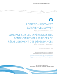 470-19(2) - Addiction Recovery Experiences Survey Results and Analysis, October 2021 