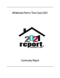 Whitehorse point in time count 2021 : community report